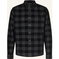 AllSaints Allsaints Cordhemd Rockley Relaxed Fit schwarz