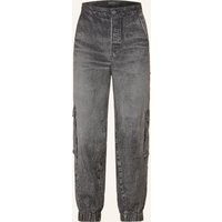 AllSaints Allsaints Cargohose Selma Illusion In Jeansoptik schwarz