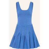 sandro Kleid Nina Mit Schmuckperlen blau