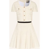 Maje Maje Set: Kleid Und Tweed-Blazer Mit Glitzergarn weiss