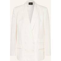Maje Maje Blazer Mit Glitzergarn Und Leinen weiss