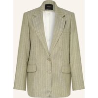 Maje Maje Blazer Mit Leinen gruen