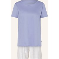 CALIDA Calida Shorty-Schlafanzug Striped Dreams blau