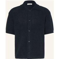 sandro Sandro Kurzarm-Hemd Comfort Fit blau