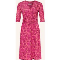 marivie Marivie Kleid Sophisticated! In Wickeloptik Mit 3/4-Arm pink