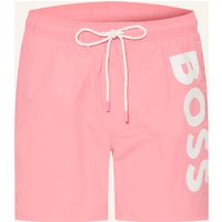 Boss Badeshorts Octopus rosa
