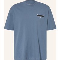 AllSaints Allsaints T-Shirt Redact blau