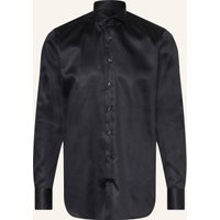 OLYMP SIGNATURE Hemd Tailored Fit schwarz