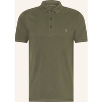 AllSaints Allsaints Piqué-Poloshirt Reform Slim Fit gruen