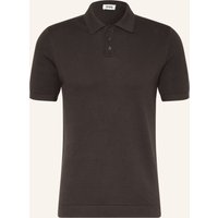 drykorn Strick-Poloshirt Triton Regular Fit braun