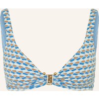 Seafolly Bralette-Bikini-Top Mala blau