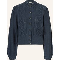gottseidank Gottseidank Strickjanker Lea Aus Merinowolle blau