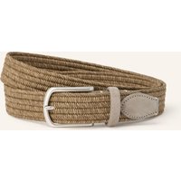 VENETA CINTURE Veneta Cinture Flechtgürtel beige