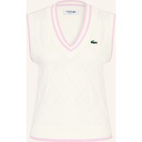 Lacoste Lacoste Pullunder weiss