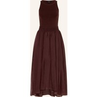 AllSaints Allsaints Kleid Zenia Im Materialmix braun