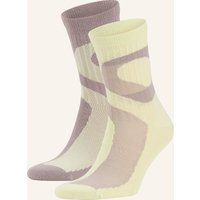 On On 2er-Pack Laufsocken Liquid Logo grau