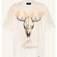 REPRESENT Represent T-Shirt Mit Nieten weiss
