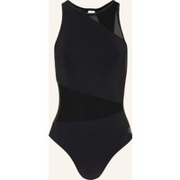 Arena Arena Badeanzug Mesh Angle schwarz
