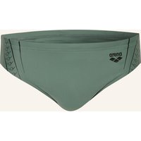 Arena Badeslip Double Graphic Mit Uv-Schutz 50+ grau
