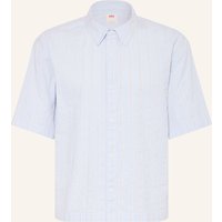 Levis Levi's® Kurzarm-Hemd Relaxed Boxy Fit blau
