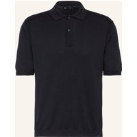 PAUL & SHARK Paul & Shark Strick-Poloshirt Mit Seide blau
