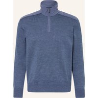 PAUL & SHARK Paul & Shark Troyer Im Materialmix blau