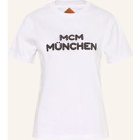 MCM Mcm T-Shirt Mit Nieten weiss