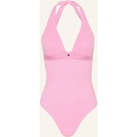 Tommy Hilfiger Neckholder-Badeanzug rosa