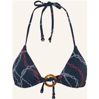 Tommy Hilfiger Triangel-Bikini-Top blau