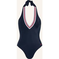 Tommy Hilfiger Neckholder-Badeanzug blau