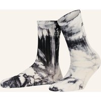 CAFÉ DU CYCLISTE Café Du Cycliste Radsocken Tie Dye weiss