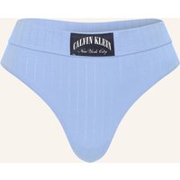 Calvin Klein String Heritage Classic Cotton Stretch blau