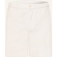 Calvin Klein Chinoshorts Straight Fit Mit Leinen weiss
