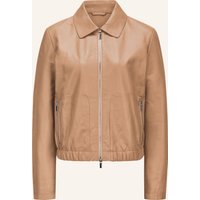 Milestone Milestone Lederjacke Mssugar braun