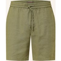 Tommy Hilfiger Leinenshorts Dover Regular Fit gruen