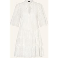 Boss Kleid Denvita Aus Lochspitze Mit 3/4-Arm weiss