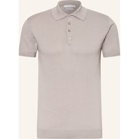 DANIELE FIESOLI Strick-Poloshirt grau