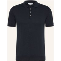 DANIELE FIESOLI Strick-Poloshirt blau
