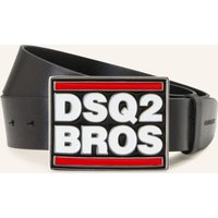 Dsquared2 Ledergürtel schwarz