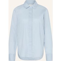 closed Closed Oversized-Hemdbluse blau
