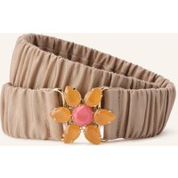 sara roka Sara Roka Gürtel Penelope Mit Schmuckstein beige