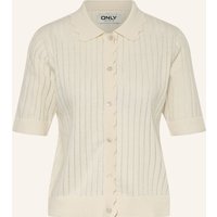 Only Strickjacke weiss