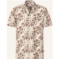 JOOP! JEANS Resorthemd Hanes Regular Fit braun
