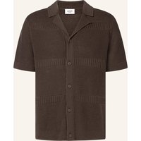 JOOP! JEANS Strickhemd Ilkor Comfort Fit braun