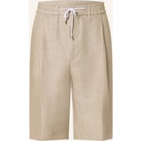 HUGO Leinenshorts Felino beige