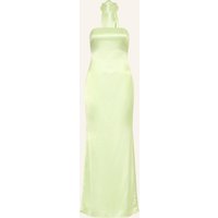 MALINA Malina Off-Shoulder-Kleid Zelda Aus Satin Mit Abnehmbarem Schal gruen