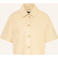 STUDIO AR Studio Ar Kastenjacke Eveline Aus Leder beige