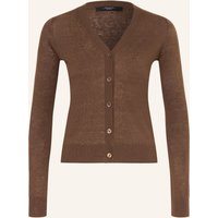 WEEKEND Max Mara Weekend Max Mara Strickjacke Adesso Mit Seide braun