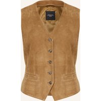 WEEKEND Max Mara Weekend Max Mara Lederweste Vetusta braun