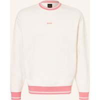Boss Sweatshirt We Blocks weiss